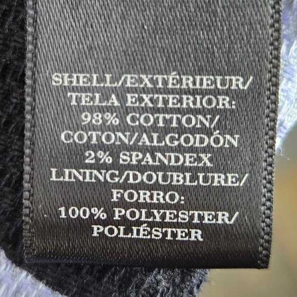 Ann Taylor Size 2 Blue Black Floral Pattern Pencil Skirt Lined Hidden Back Zip - Picture 9 of 11